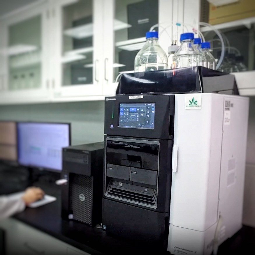 Over in the Potency department, it is the cannabis chemist's job to accurately determine the cannabinoid profile of any sample that enters the laborat